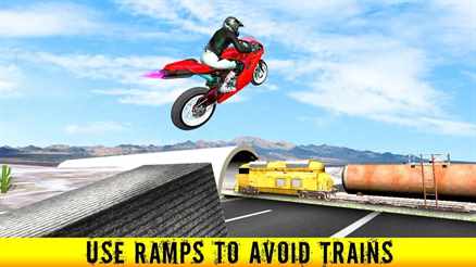 Highway Traffic Moto Stunt Racer Game